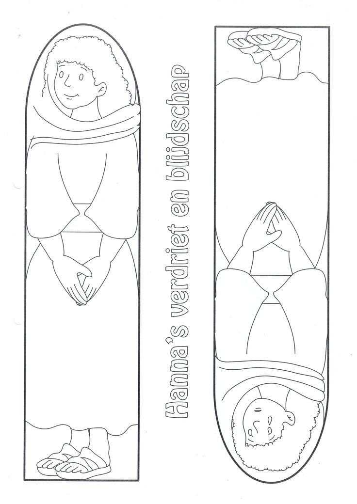 Hannah bible bible crafts kid coloring page