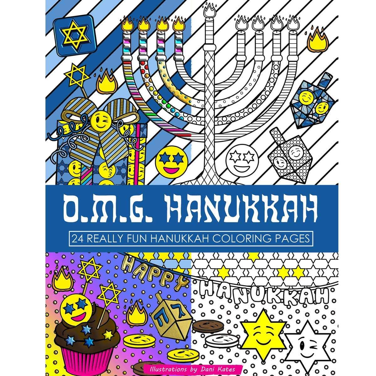 Omg hanukkah coloring book