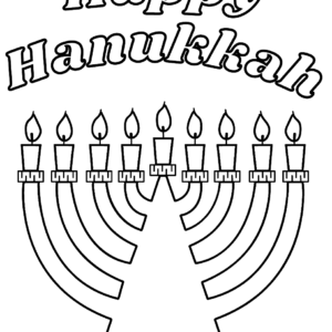 Hanukkah coloring pages printable for free download