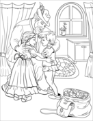 Hansel and gretel coloring book free coloring pages