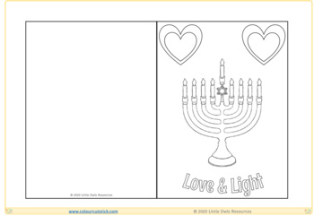 Hanukkah chanukah card templates