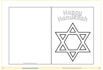 Hanukkah chanukah card templates