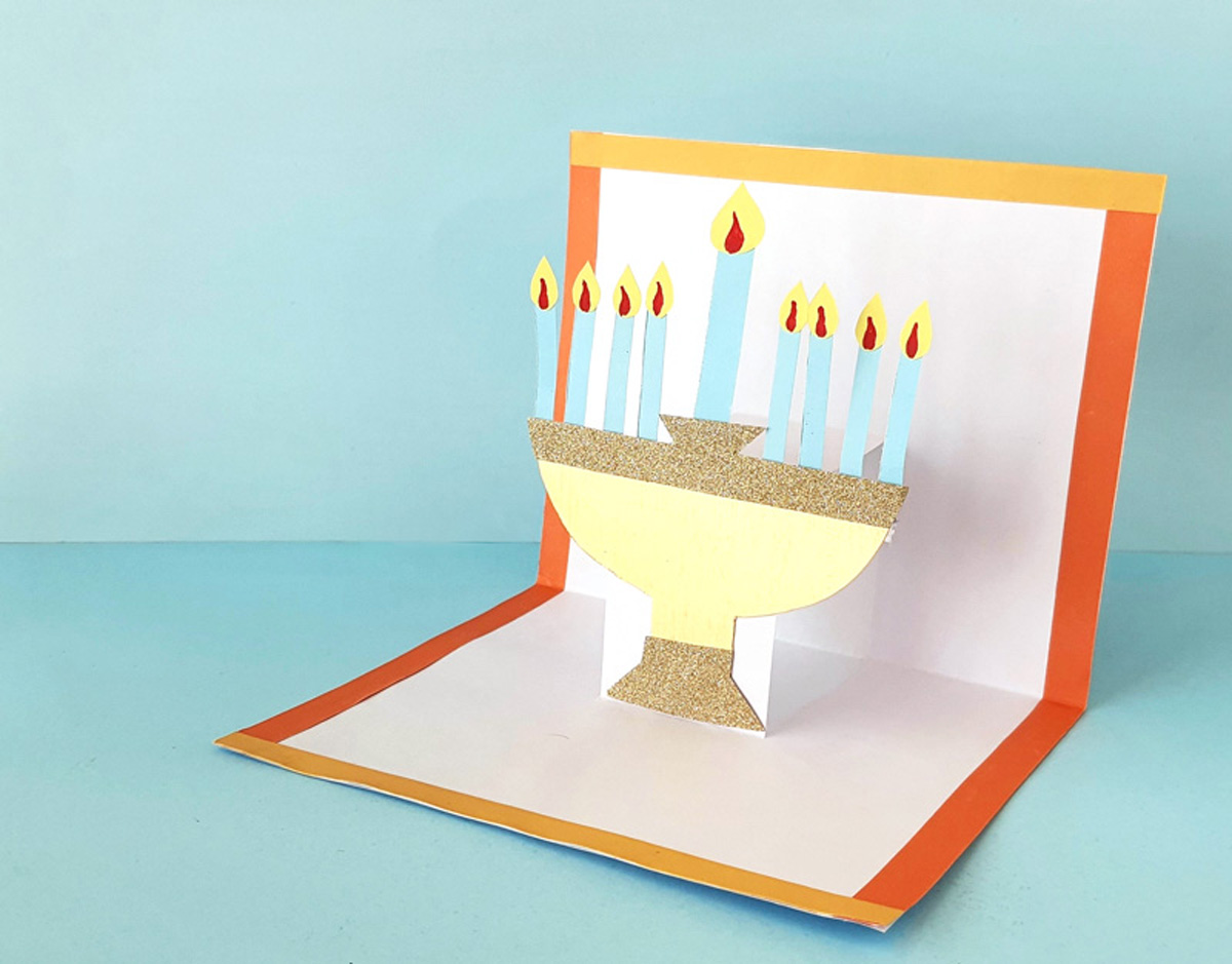 Hanukkah card template