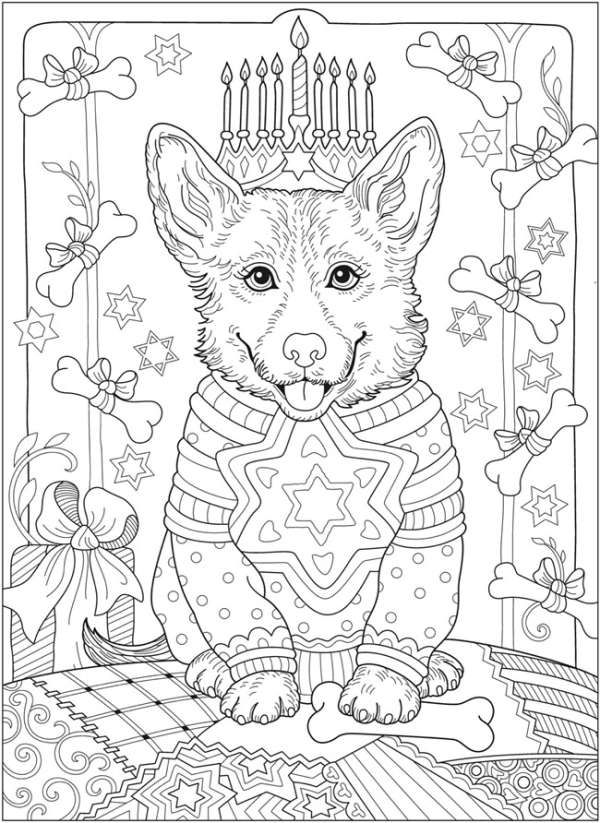 Hanukkah coloring pages â