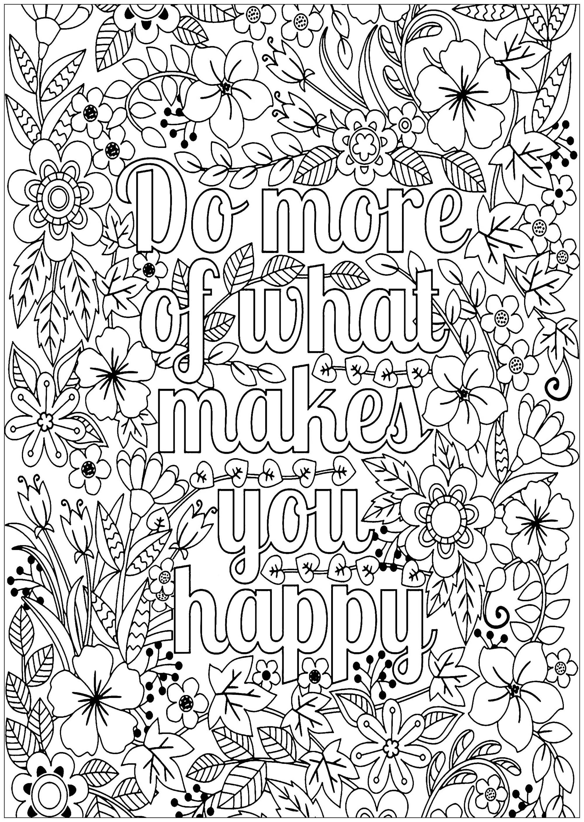 Do more of what makes you happy