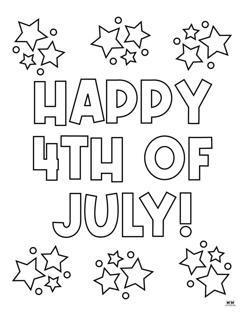 Fourth of july coloring pages