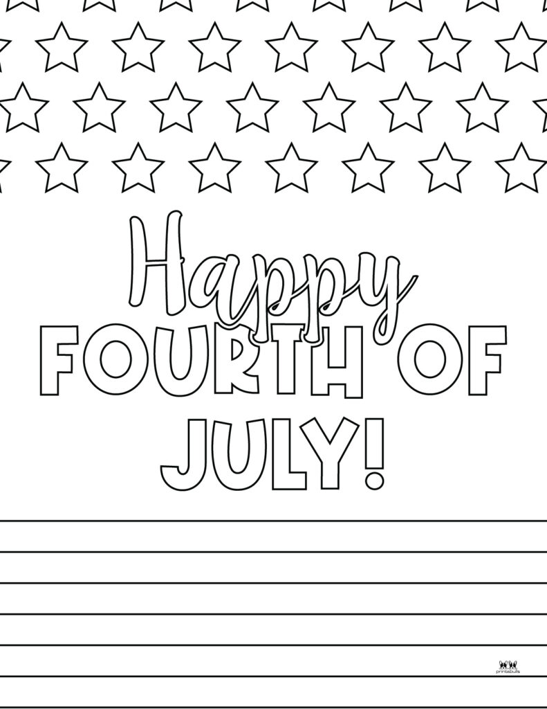 Fourth of july coloring pages