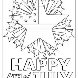 Th of july coloring pages printable for free download