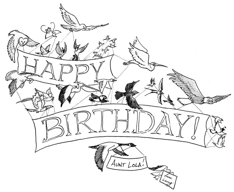 Birthday wishes for my aunt the birds ive sketchily rendâ