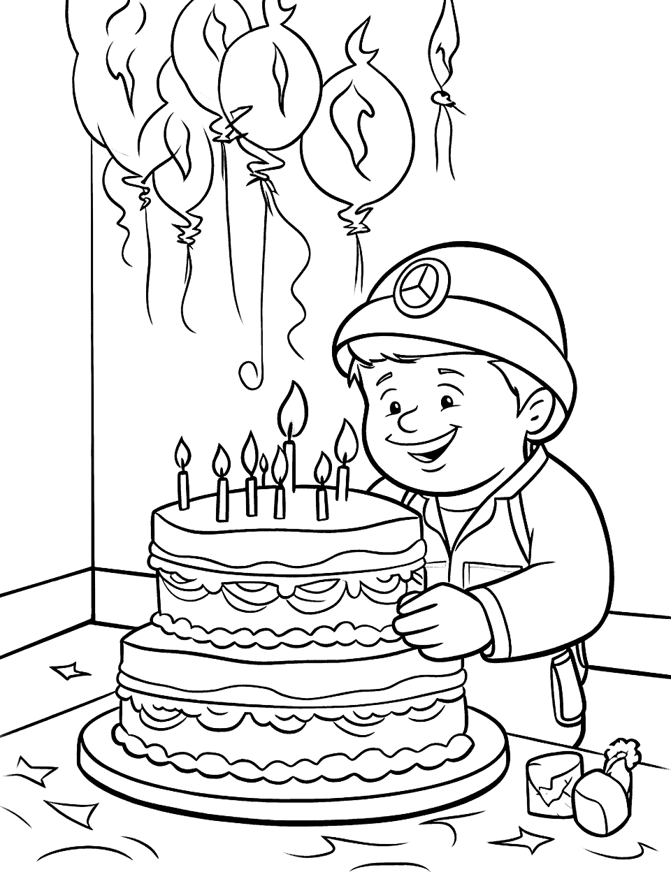 Happy birthday coloring pages free printables