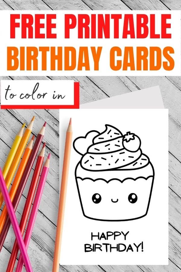 Happy birthday coloring card free printables designs parties made personal