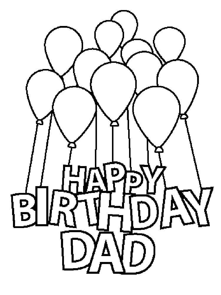 Happy birthday daddy coloring pages free printable happy birthday daddy coloring pages happy birthday coloring pages happy birthday daddy happy birthday dad