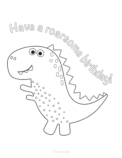 Free happy birthday coloring pages for kids