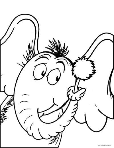 Free printable dr seuss coloring pages