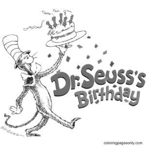 Dr seuss coloring pages printable for free download