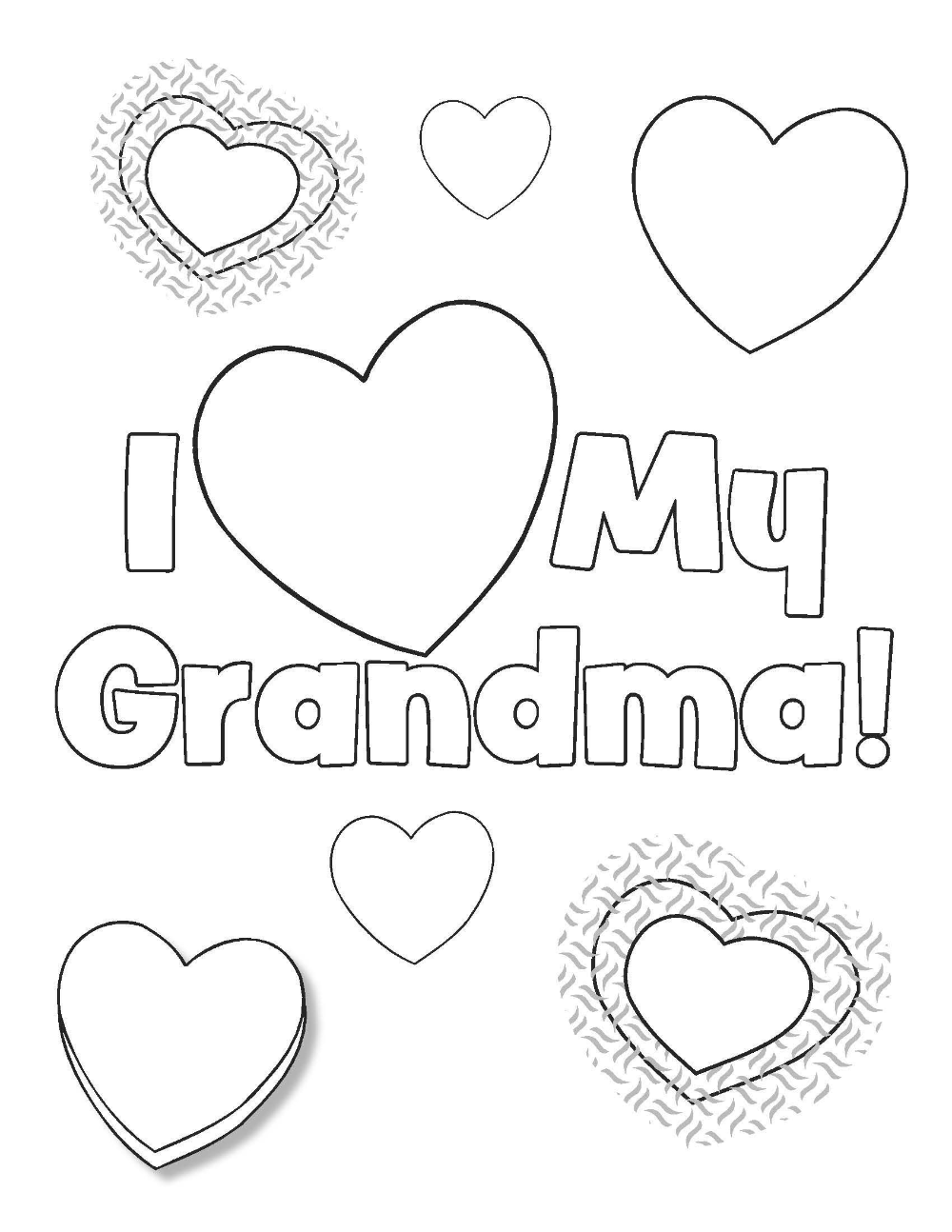 Happy birthday grandma coloring pages for kids birthday coloring pages happy birthday coloring pages valentine coloring pages