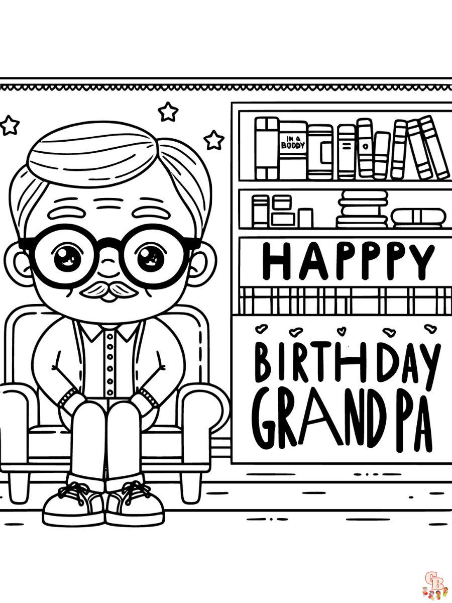 Happy birthday coloring pages free printable sheets for kids
