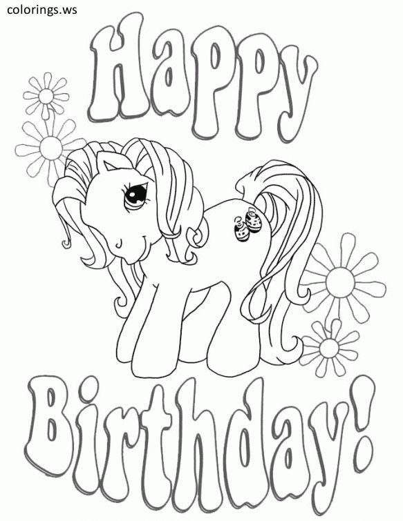 My little pony happy birthday coloring template happy birthday coloring pages frâ happy birthday coloring pages unicorn coloring pages coloring birthday cards