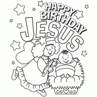 Happy birthday jesus coloring page jesus coloring pages christmas coloring pages happy birthday jesus