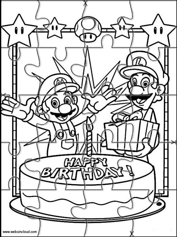 Mario bros puzzle games mario coloring pages mario bros mario party