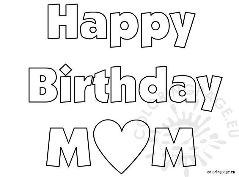 Happy birthday mom