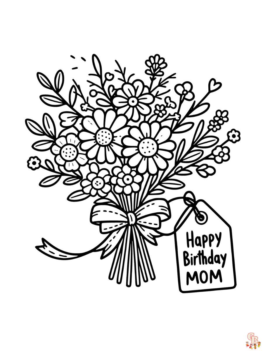 Happy birthday coloring pages free printable sheets for kids