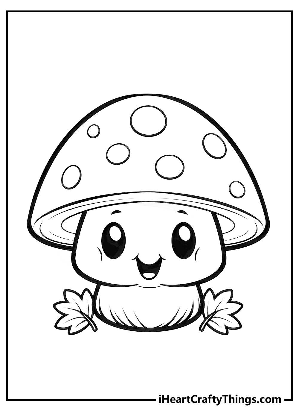 Mushroom coloring pages free printables