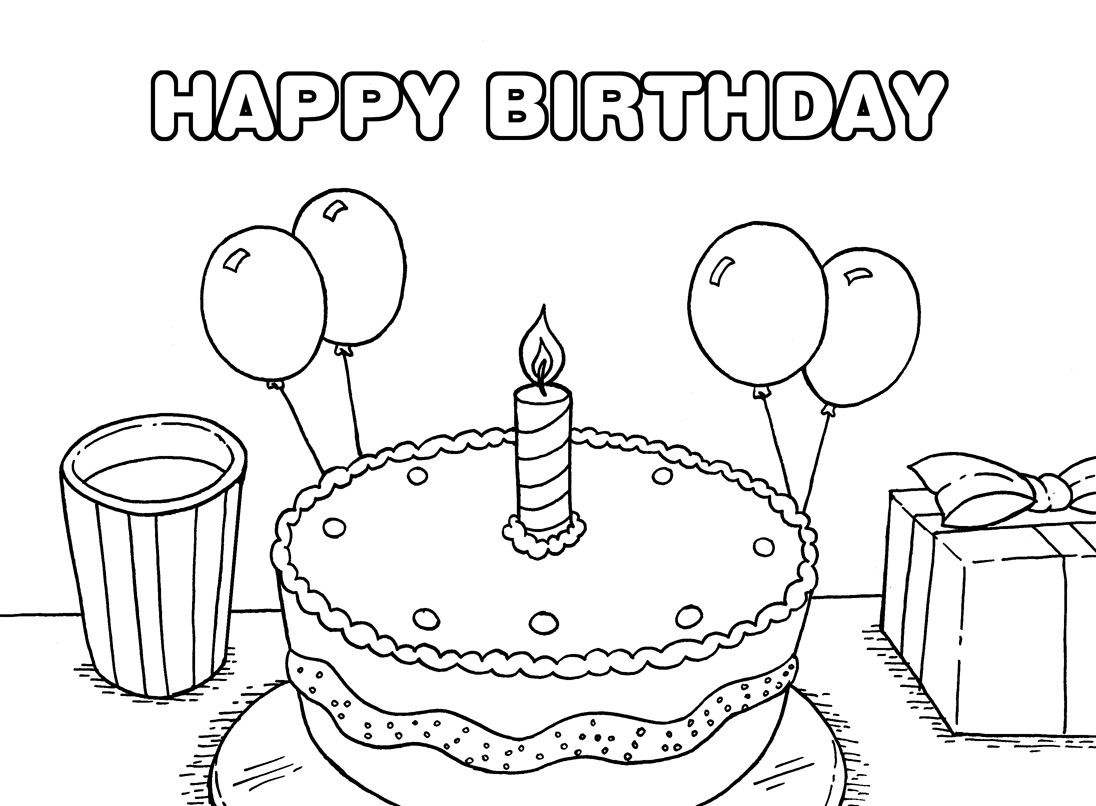 Take a look at these happy birthday coloring pages pdf