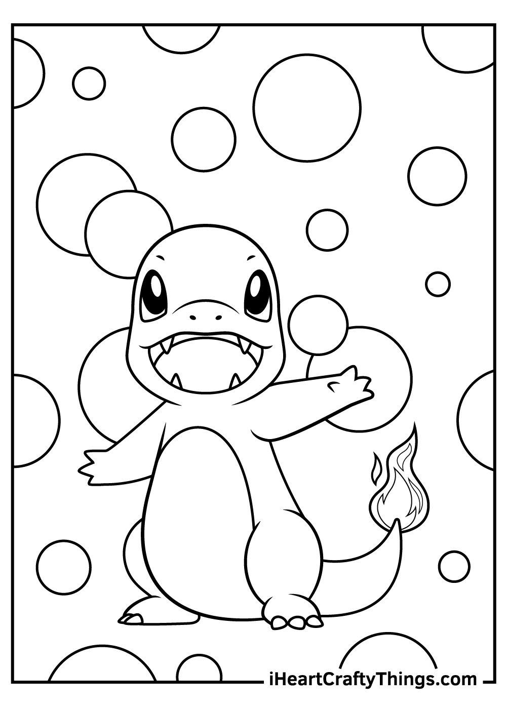 Charmander coloring pages free printables