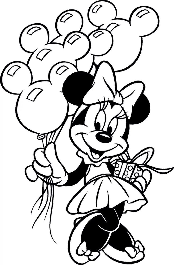 Cute minnie mouse coloring pages pdf ideas