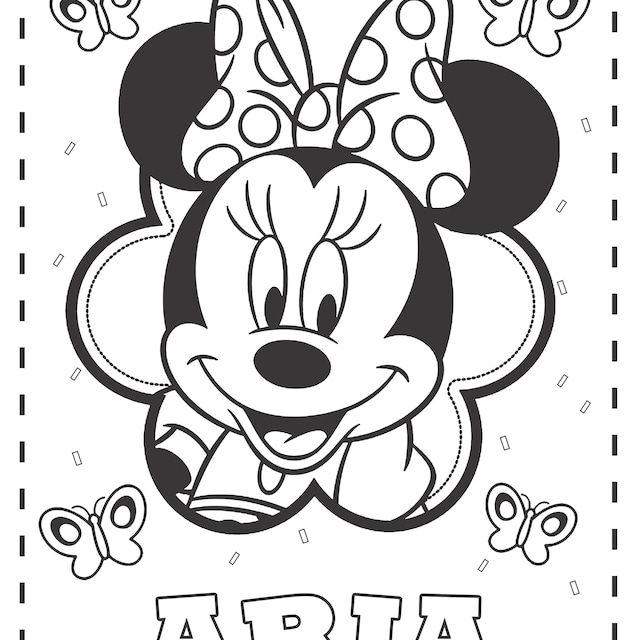 Minnie mouse coloring pages party favors minnie mouse birthday party favor minnie mouse coloring book activities