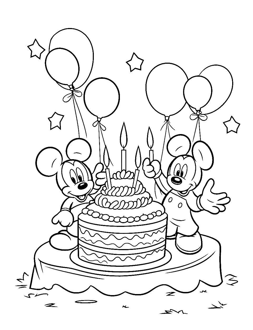 Happy birthday coloring pages free printables