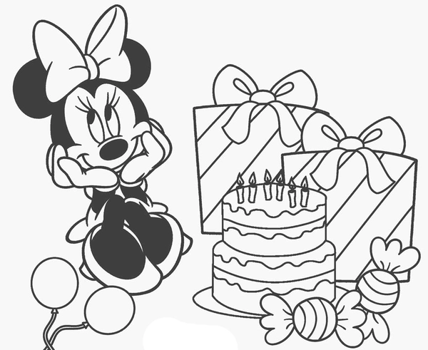 Ðï happy birthday minnie mouse