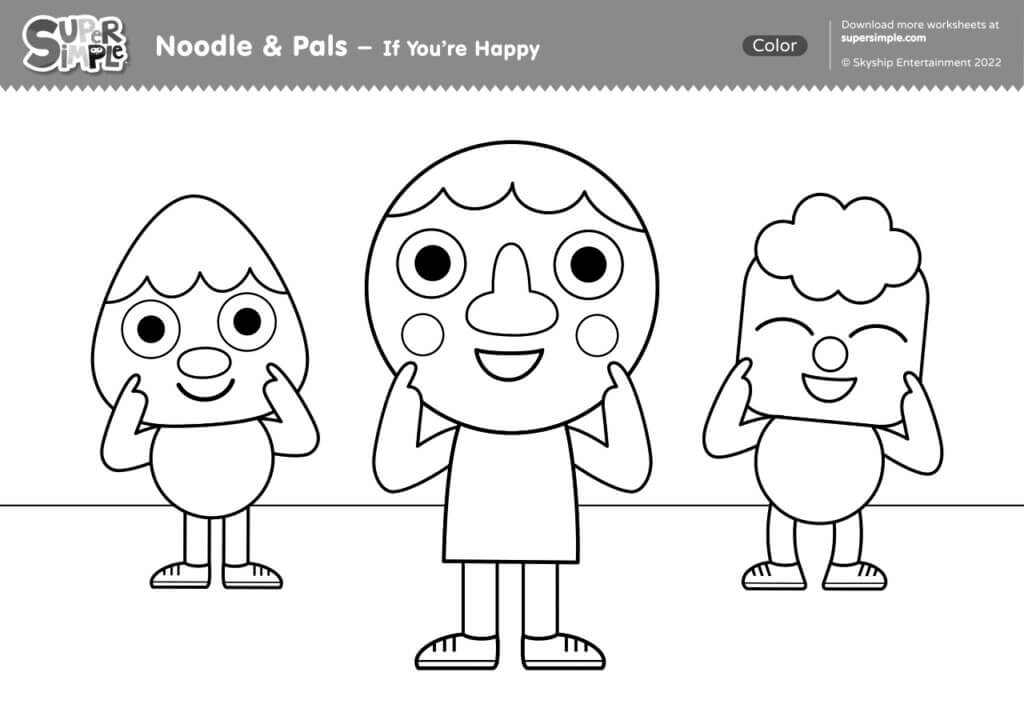 If youre happy coloring page