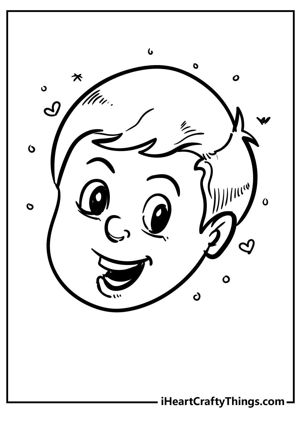 Happy coloring pages free printables