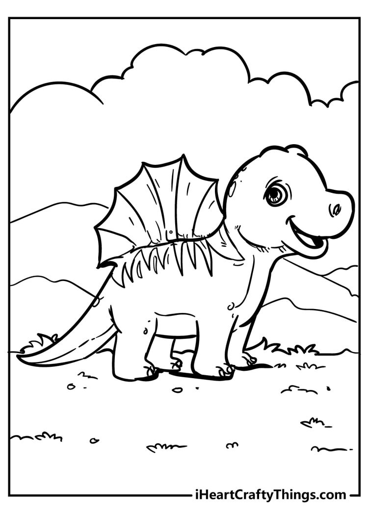 Dinosaur coloring pages