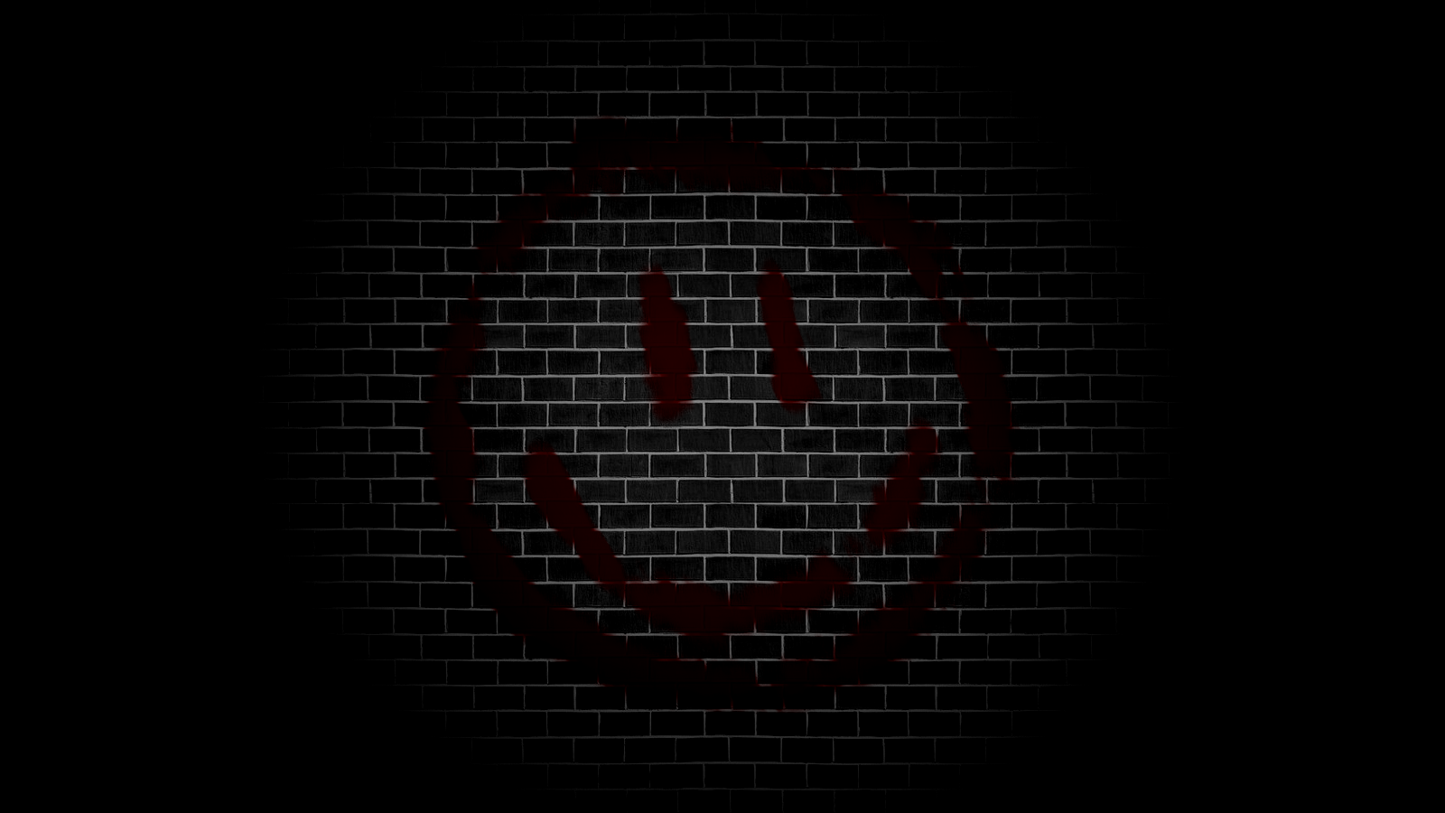 Evil smiley face wallpaper by w on