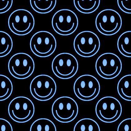 Blue smiley faces on black background seamless background image wallpaper or texture free for aâ purple wallpaper iphone dark purple aesthetic purple wallpaper