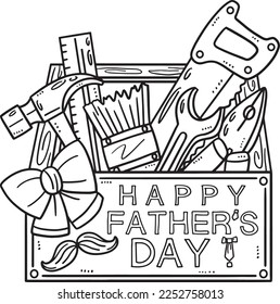 Fathers day coloring pages stock photos