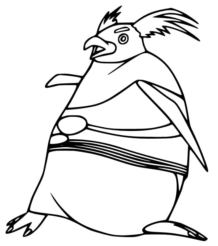 Happy feet coloring pages printable for free download