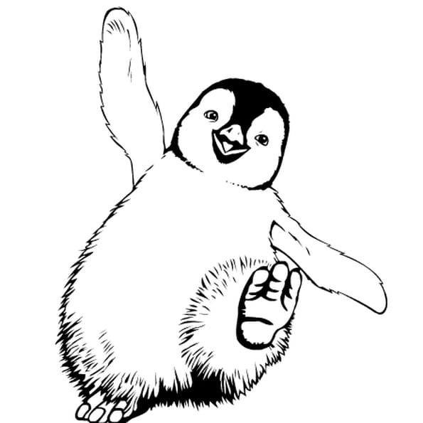 Coloriage happy feet en ligne gratuit ã imprimer