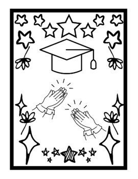 Happy graduation coloring pages for kids printable graduation coloring sheets