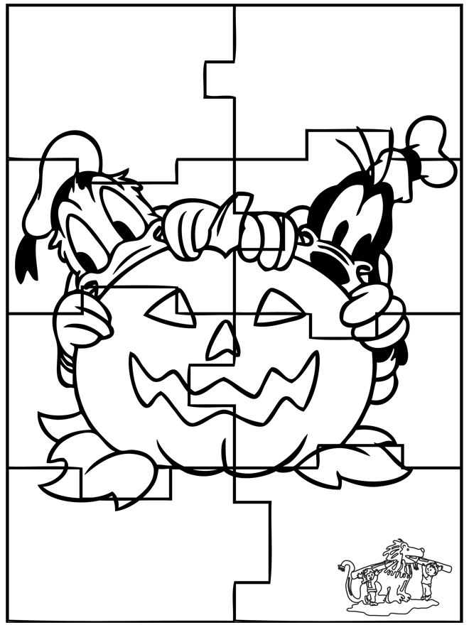 Puzzle halloween