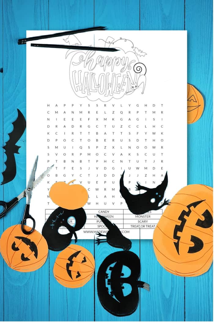 Happy halloween coloring pages