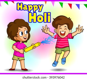 holi cartoon wallpaper