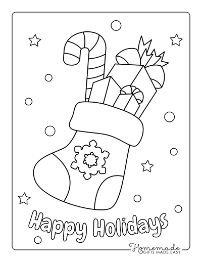 Free christmas coloring pages for kids adults