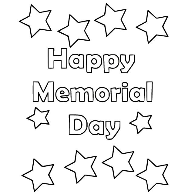 Pin on memorial day coloring pages
