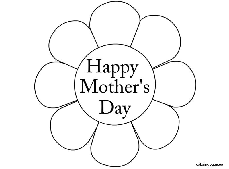 Happy mothers day coloring page mothers day colors mothers day coloring pages mothers day card template