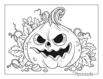 Free pumpkin coloring pages for kids adults