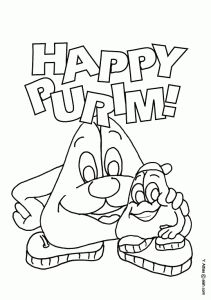 Purim coloring pages